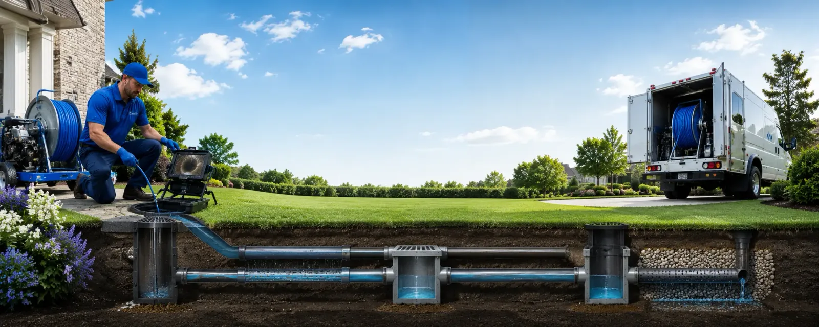 Outdoor drain cleaning information for Weikert, PA